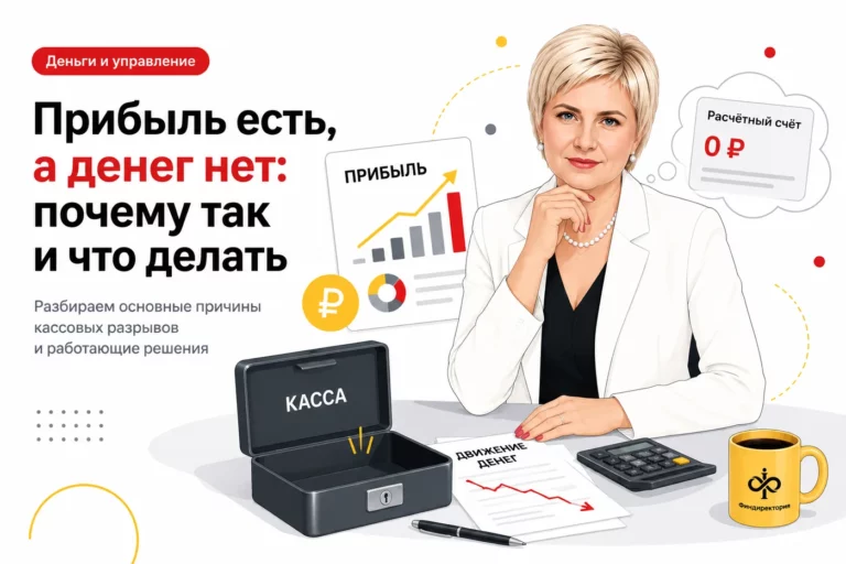 Прибыль есть, а денег нет: почему так и что делать